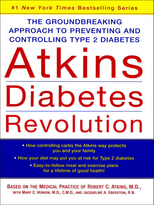 Title details for Atkins Diabetes Revolution by Robert C. Atkins - Wait list